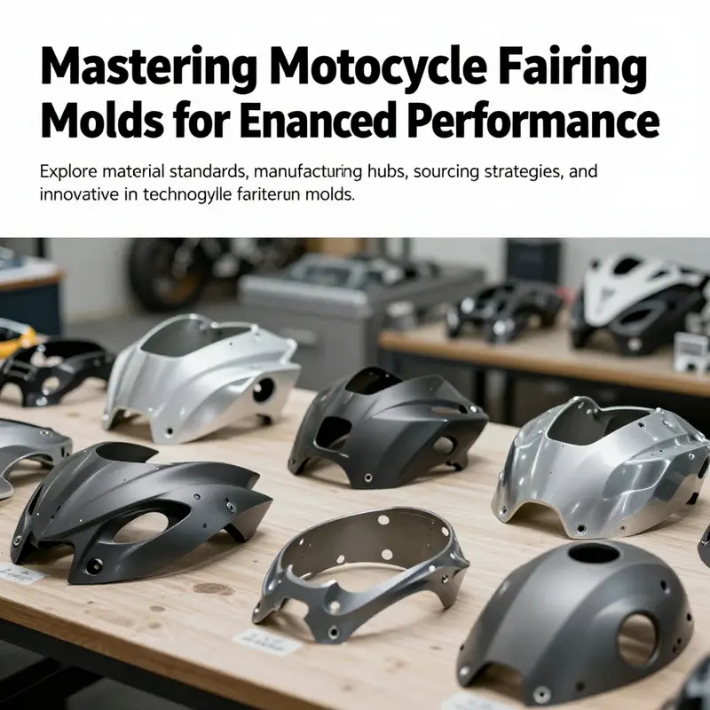 A diverse array of motorcycle fairings displayed, showcasing the innovations and designs made possible through advanced mold production.