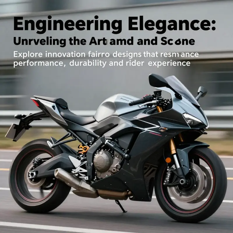 A motorcycle with an advanced fairing system in motion, illustrating the essence of performance and design.