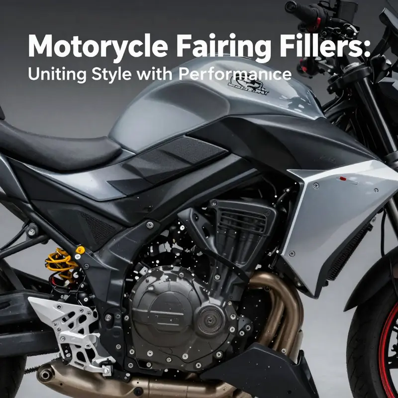 A motorcycle with elegantly fitted fairing fillers contributing to its stunning design.