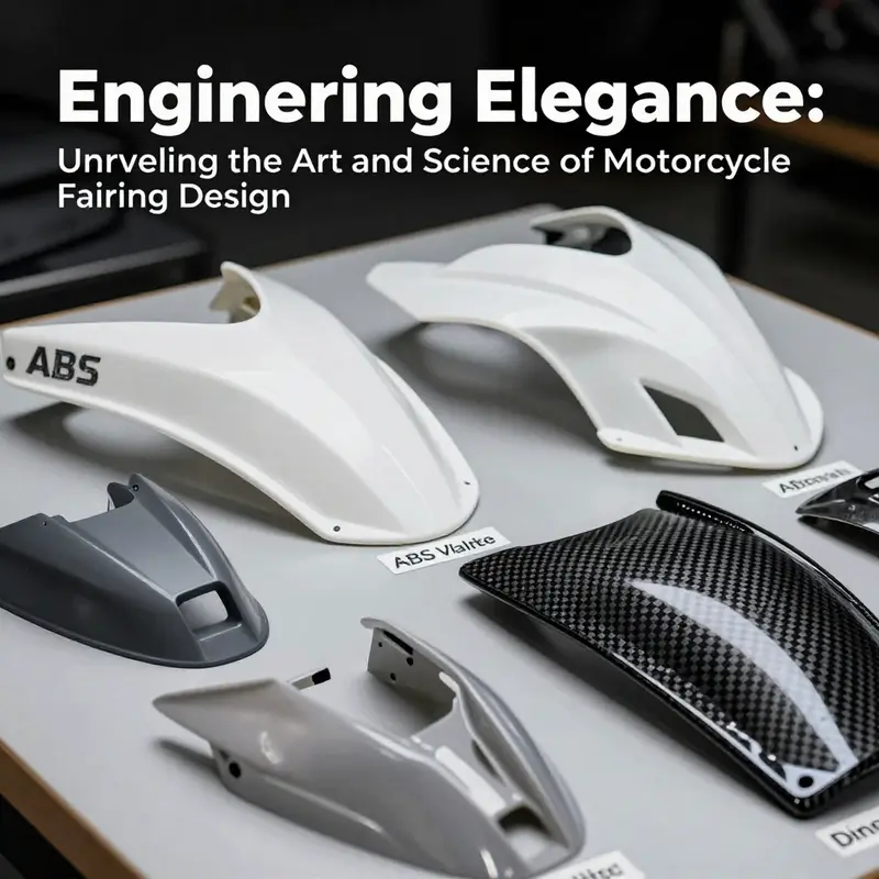 An array of motorcycles featuring different fairing styles, illustrating their unique aerodynamic benefits.