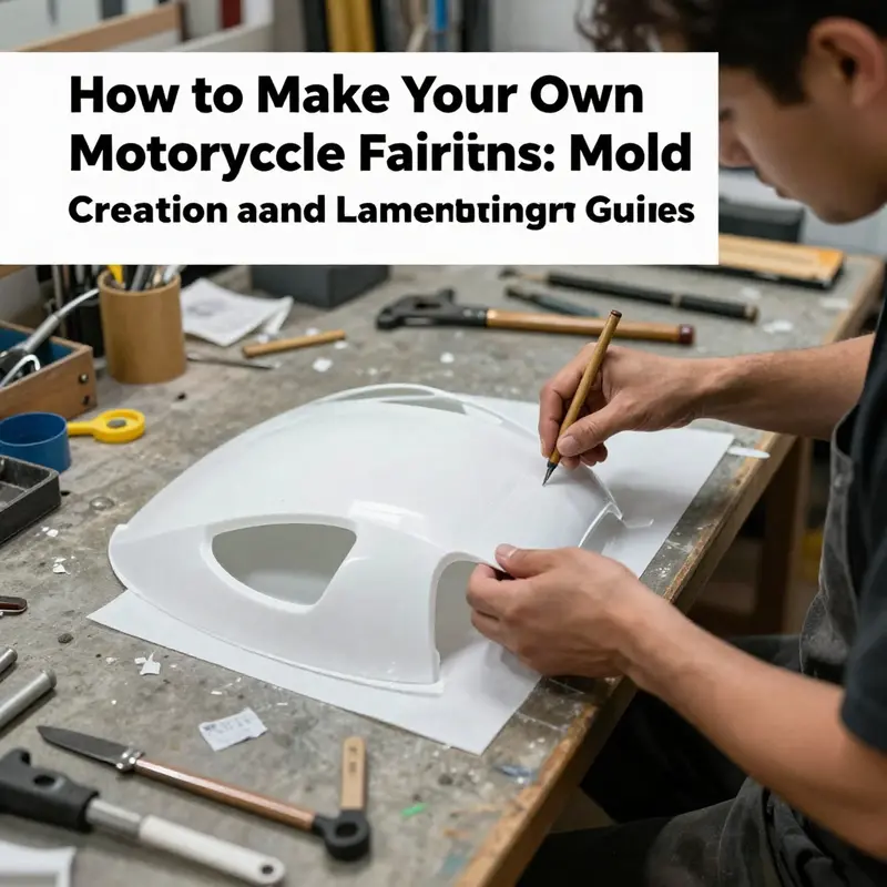 Innovative design techniques using CAD software for motorcycle fairings.