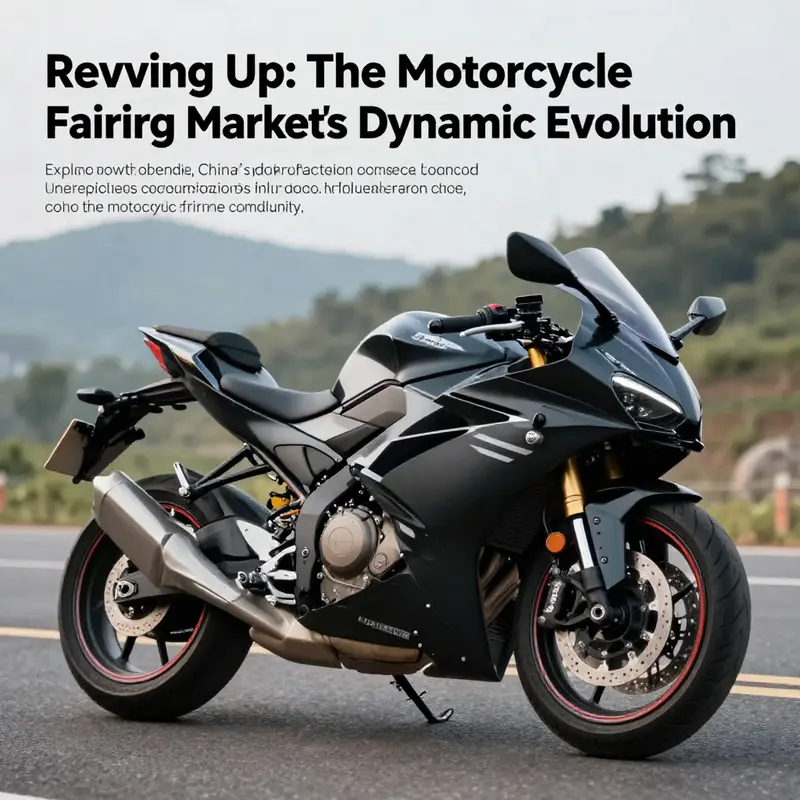 A motorcycle with an aesthetically pleasing fairing riding on an open road, representing the motorcycle culture.