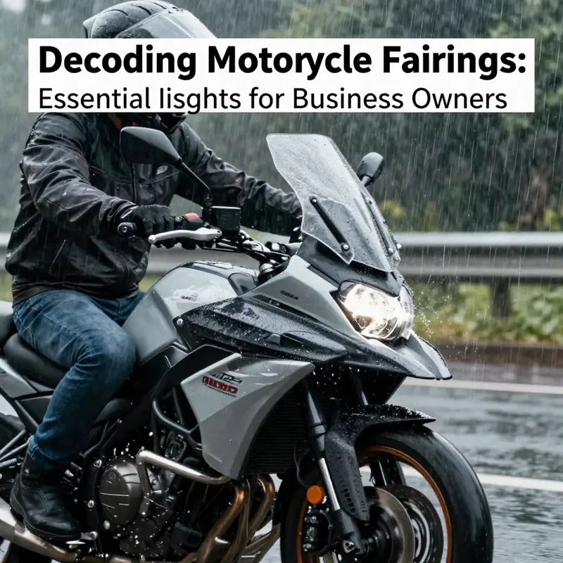 A display of different types of motorcycle fairings, each serving a unique purpose and appeal.