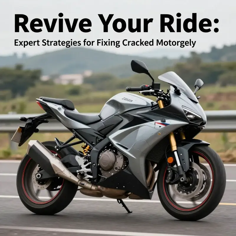 Motorcycle displaying perfect fairings while riding on a scenic road.