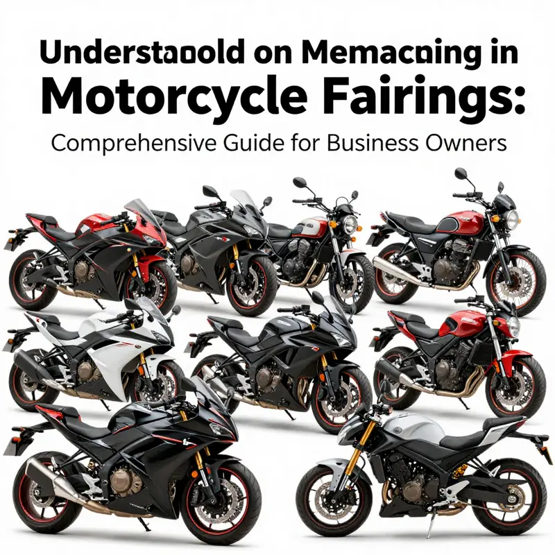 The streamlined design of motorcycle fairings enhances performance and rider comfort.