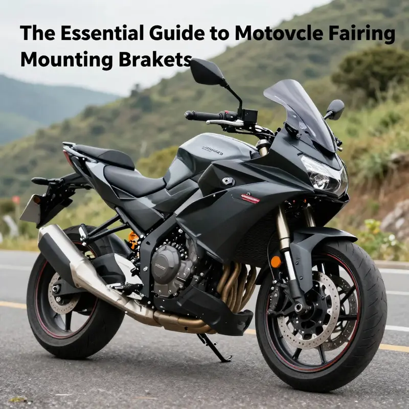 Motorcycle on a scenic road demonstrating the aesthetic and performance benefits of properly mounted fairings.