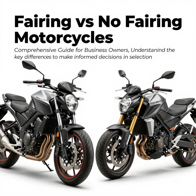 A visually striking image illustrating a fairing motorcycle and a naked bike, symbolizing their differences.