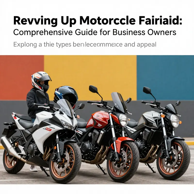 An array of motorcycles featuring various fairing types, represented in a vibrant setting to showcase their distinct aesthetics.