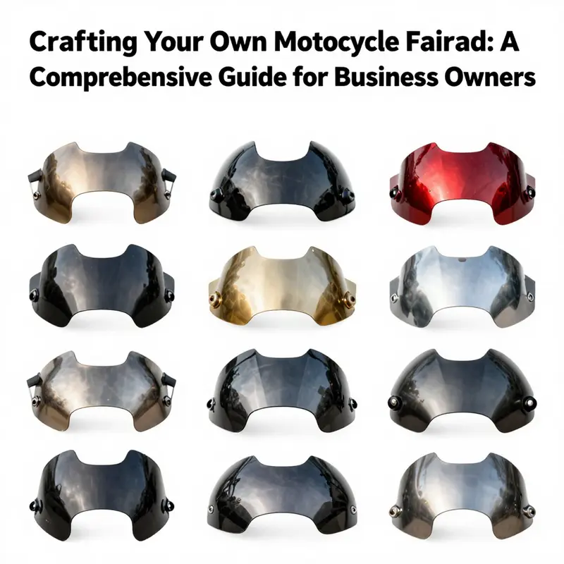 A variety of motorcycle fairings demonstrating different styles and custom designs.