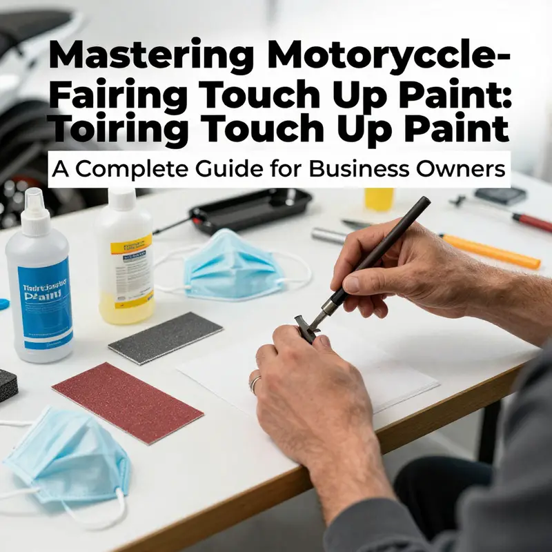 A diverse selection of motorcycle fairing touch up paints for optimal color matching.