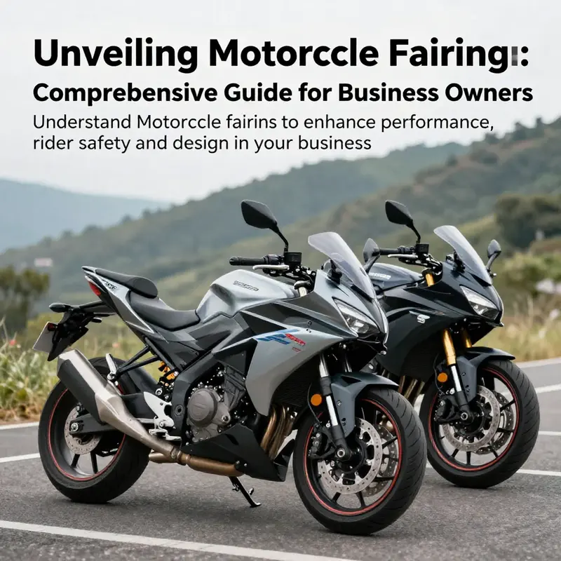 A picturesque view of motorcycles with fairings, emphasizing their design and functionality on a scenic road.