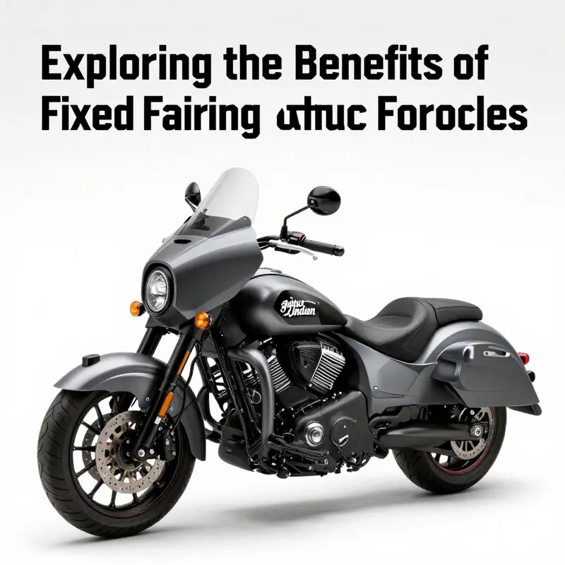 Fixed fairing significantly enhances the performance of Indian Motorcycles by improving aerodynamics.
