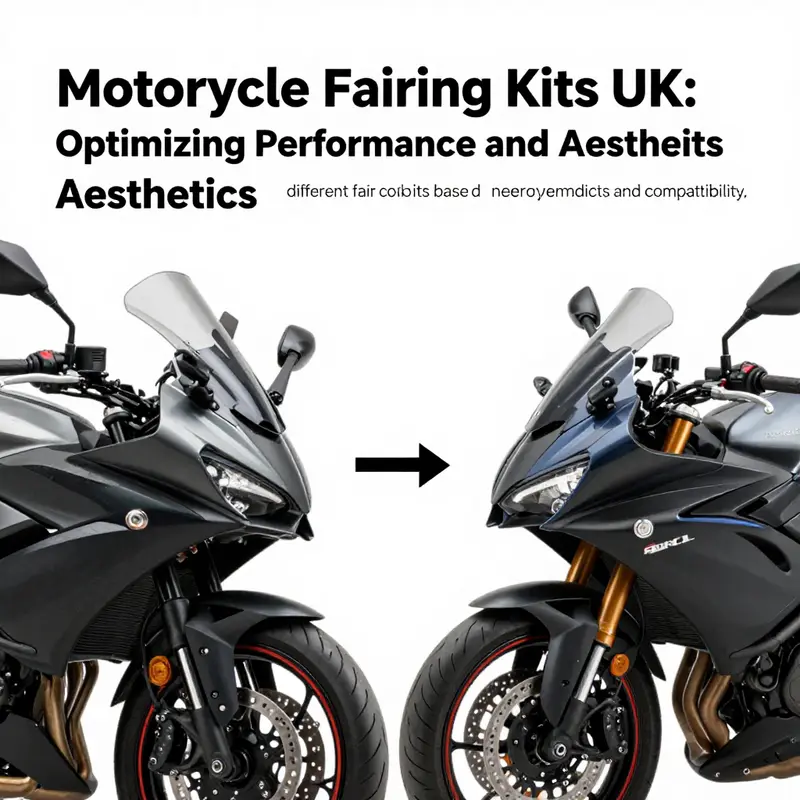 Comparison of complete and half fairing kits highlighting design differences.