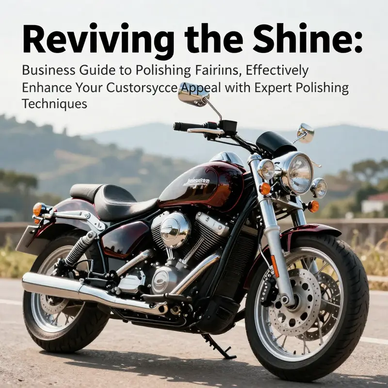 A shiny, polished motorcycle parked in a scenic location, reflecting superb craftsmanship and care.