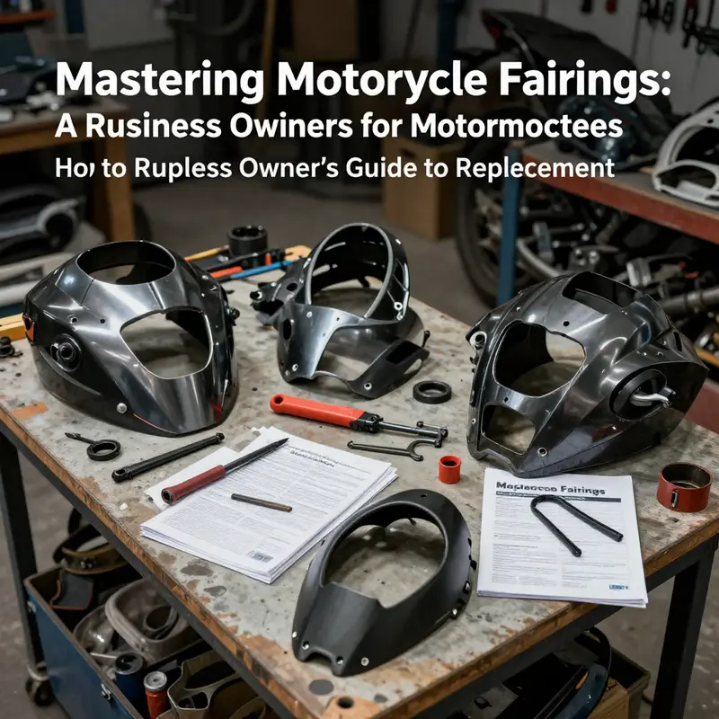 Preparation and research stages before replacing motorcycle fairings.