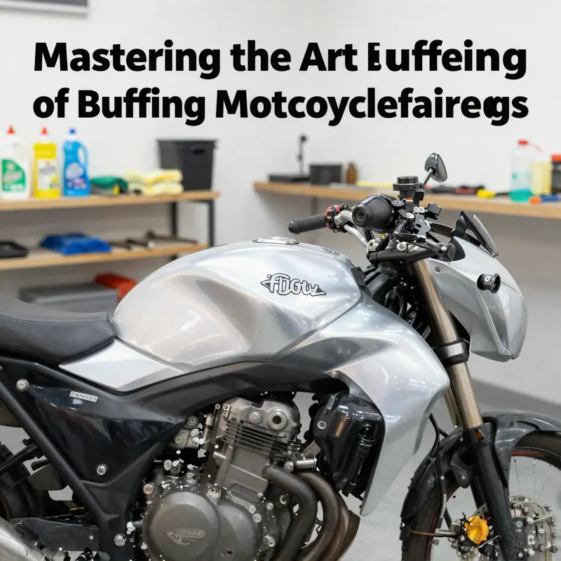 Essential Preparation Steps for Buffing Motorcycle Fairings.
