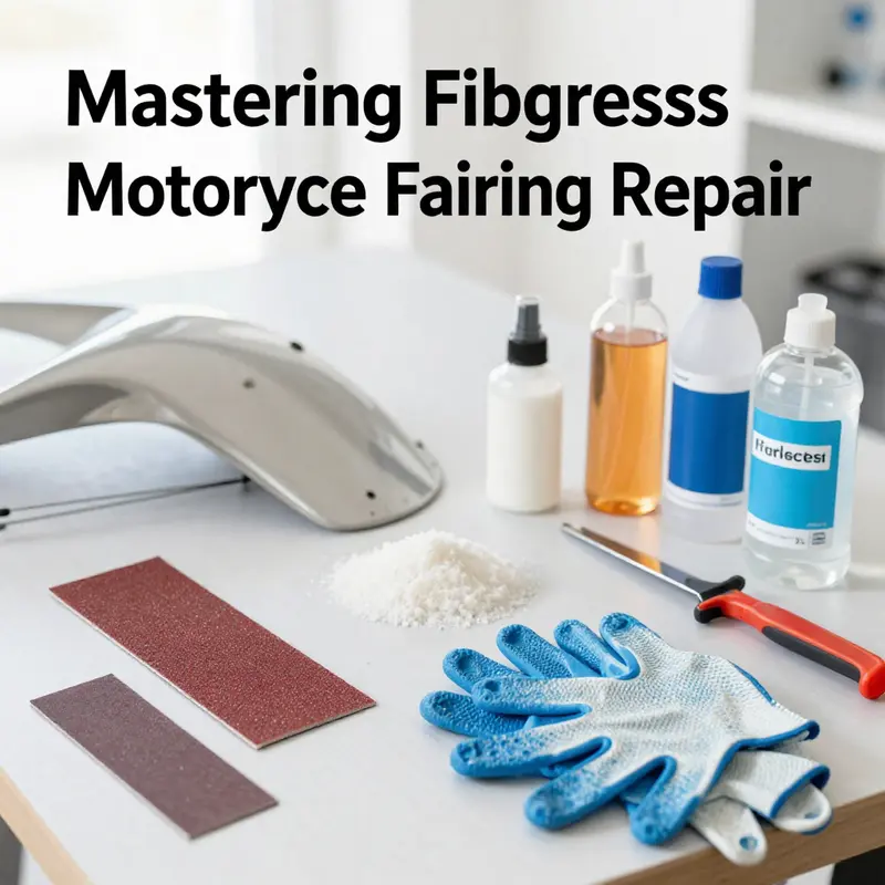 Evaluating damage is the first crucial step in repairing fiberglass motorcycle fairings.