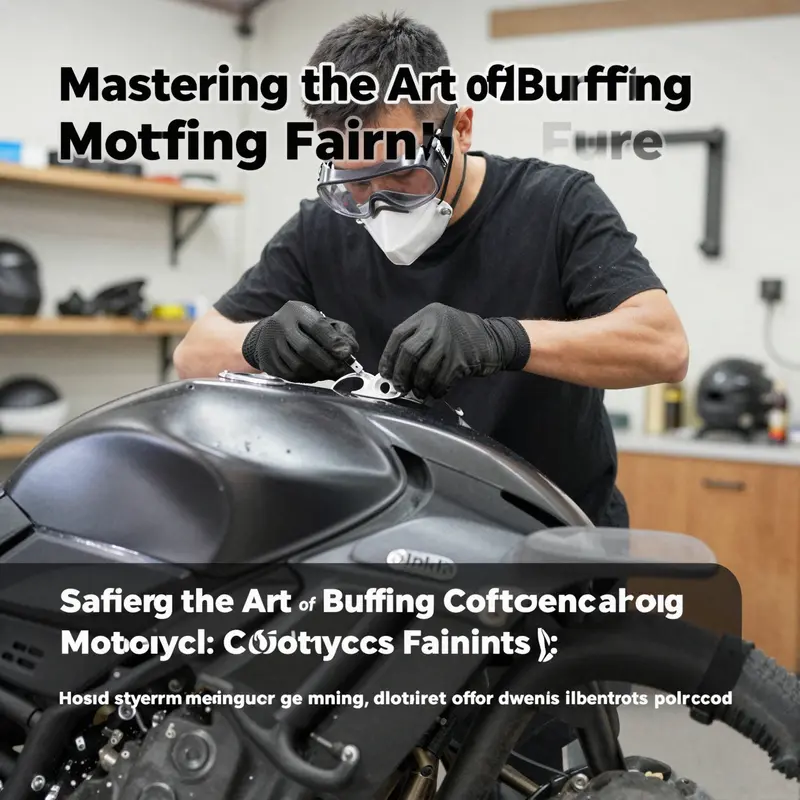 Essential Preparation Steps for Buffing Motorcycle Fairings.