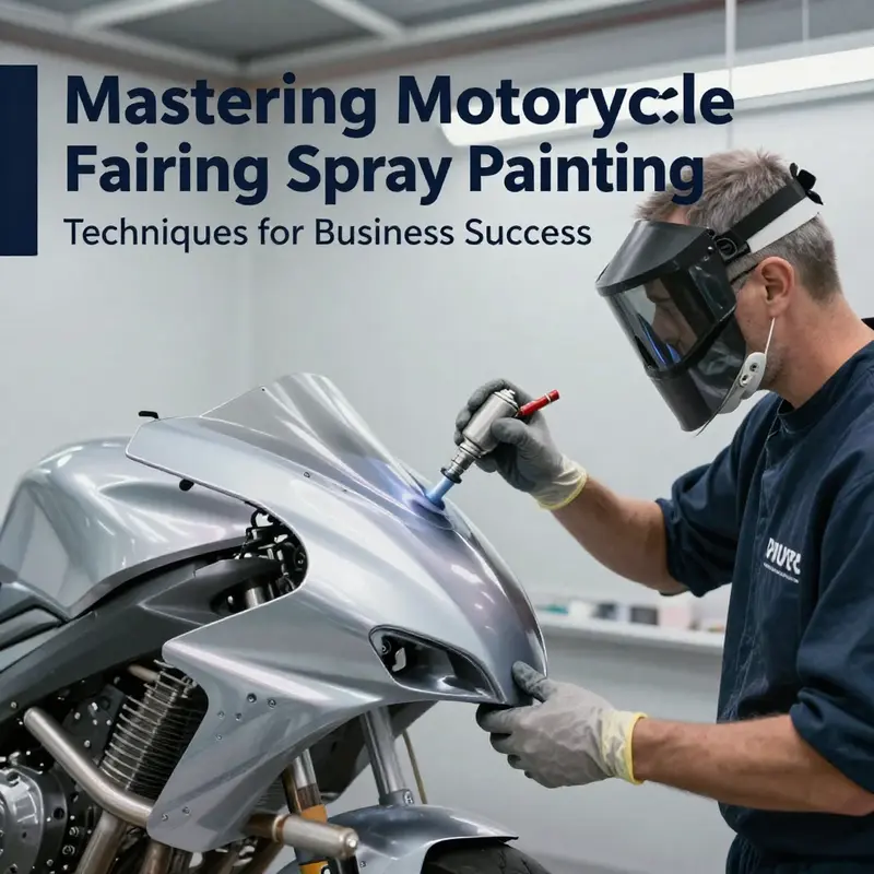 Essential preparation techniques for achieving a smooth surface before spray painting motorcycle fairings.
