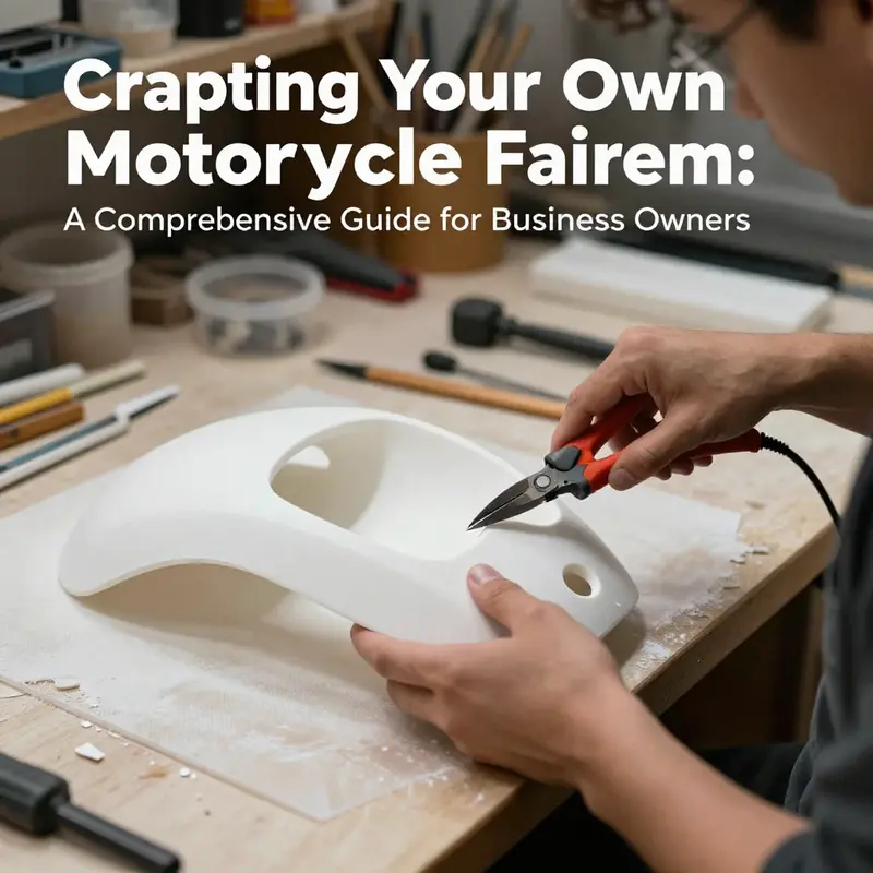 A designer using CAD software to create a detailed motorcycle fairing model.