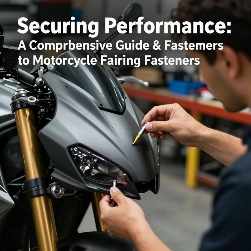 A visual comparison of different motorcycle fairing fasteners underscoring their importance in maintaining structural integrity.