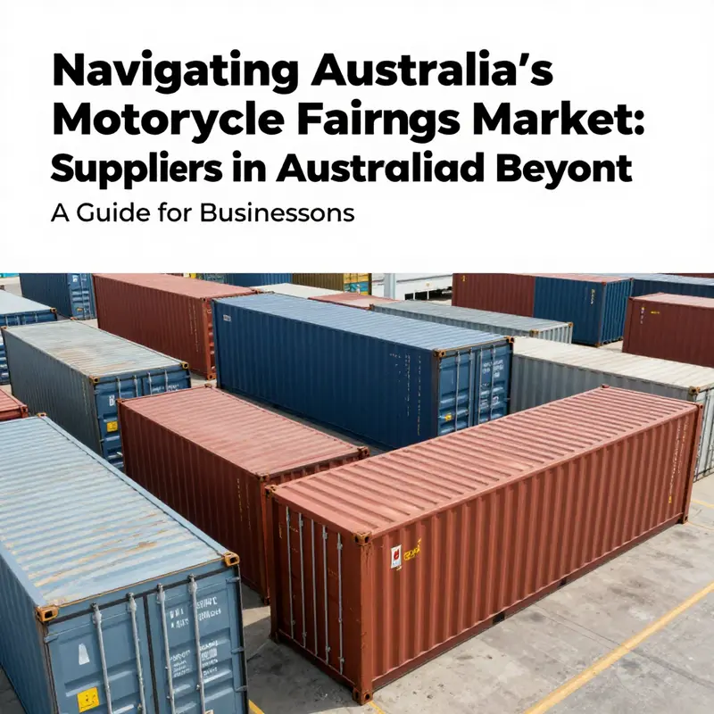 A bustling motorcycle fairings market in Australia, reflecting a vibrant community of riders and suppliers.