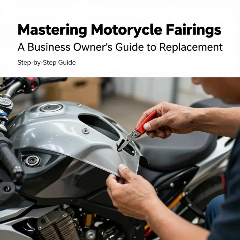 Preparation and research stages before replacing motorcycle fairings.