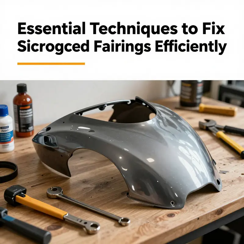 DIY techniques for repairing minor scratches on motorcycle fairings.