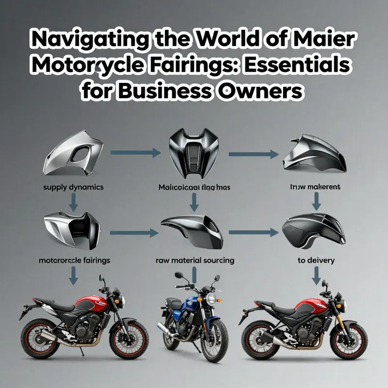 Visual representation of various types of Maier motorcycle fairings.