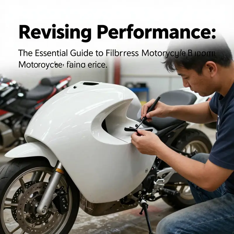 Comparison between fiberglass and plastic motorcycle fairings, showcasing weight and durability advantages.