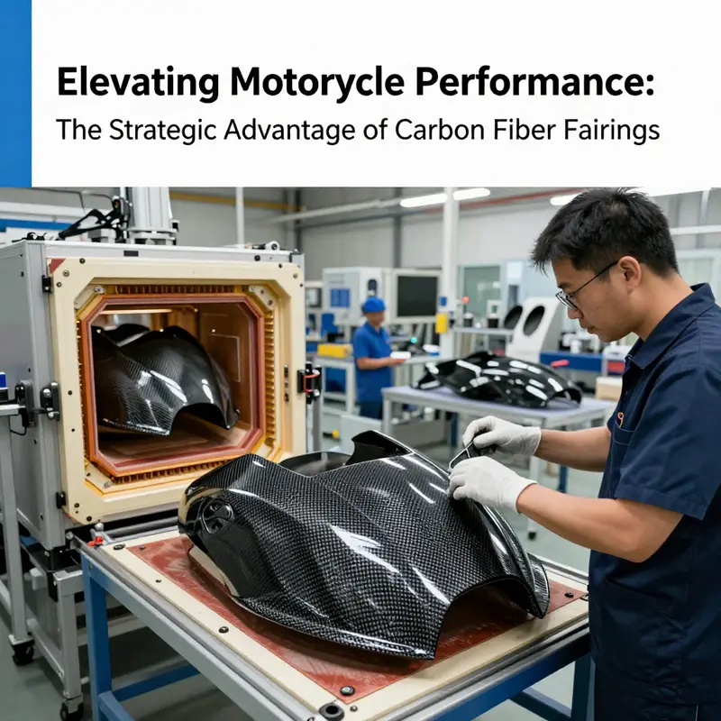 A diverse collection of motorcycle carbon fiber fairings illustrating their applications across different motorcycle types.