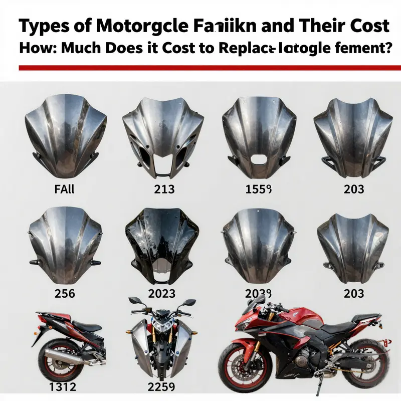 A comprehensive breakdown of motorcycle fairing replacement costs.