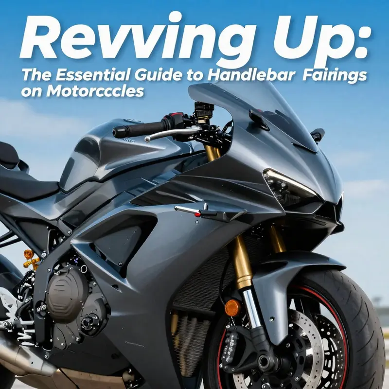 Aerodynamic fairings enhance motorcycle performance and stability.