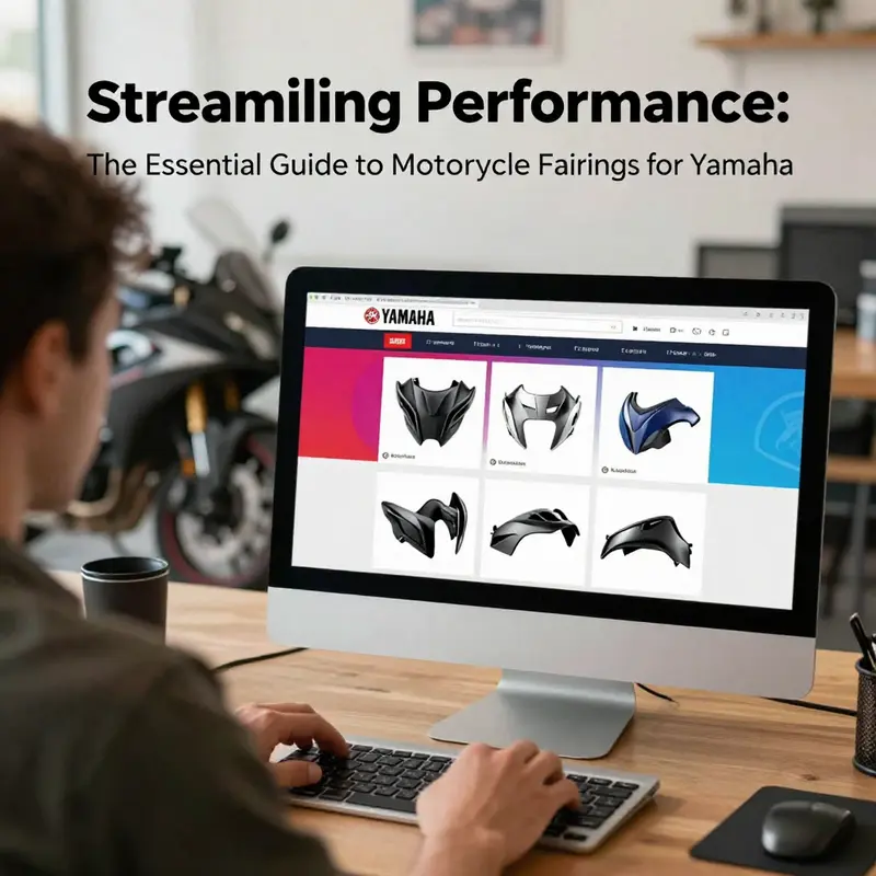 Different types of motorcycle fairings for Yamaha models demonstrating their unique styles and functionalities.