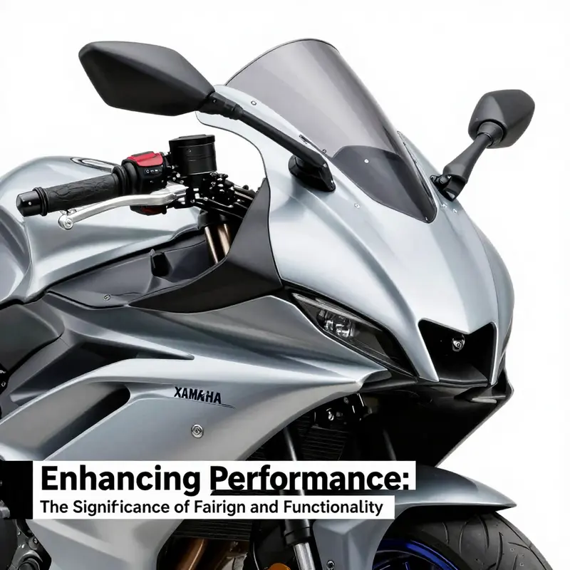 The advanced design of Yamaha motorcycle fairings showcases their functionality and aesthetic appeal.