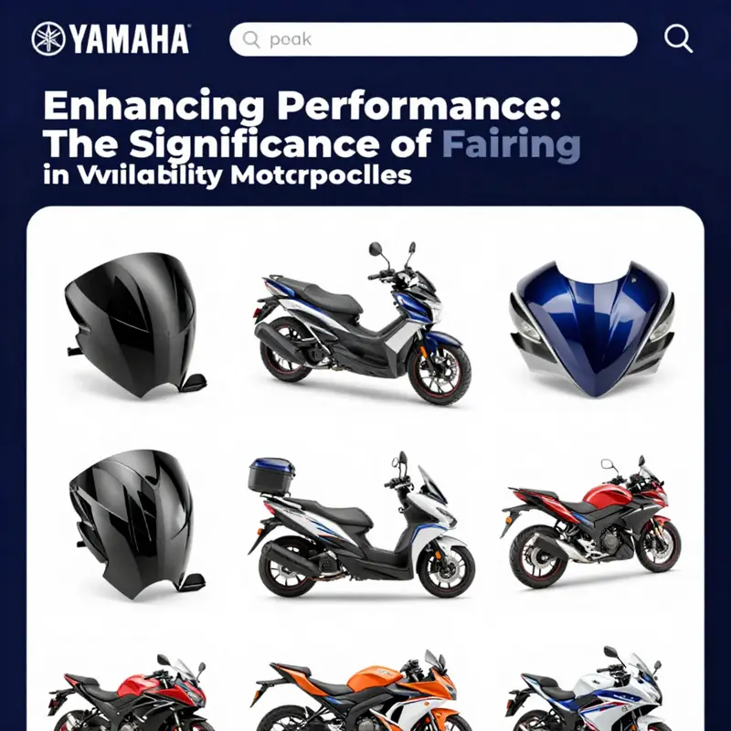 The advanced design of Yamaha motorcycle fairings showcases their functionality and aesthetic appeal.