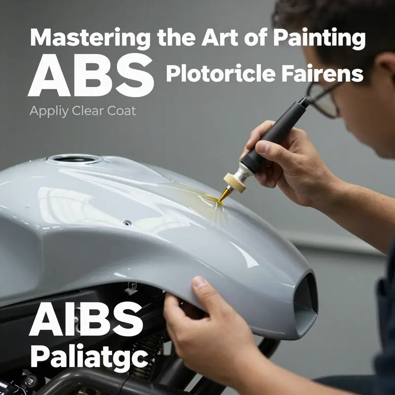 Careful surface preparation improves paint adhesion on ABS plastic.