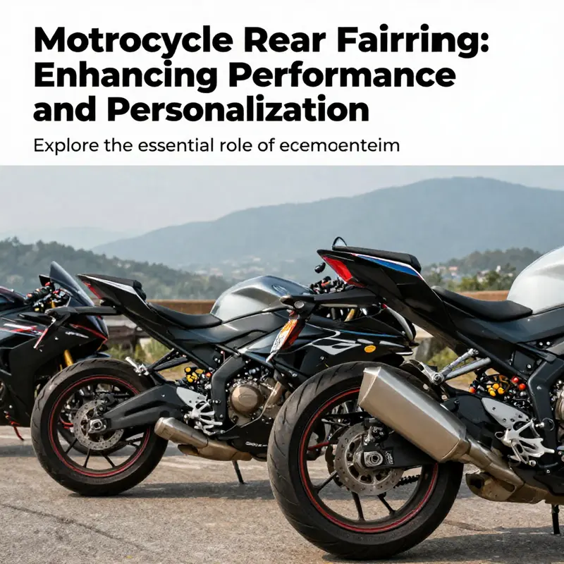 A group of motorcycles featuring aerodynamic rear fairings in a stunning outdoor setting.