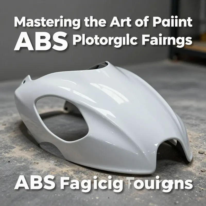 Careful surface preparation improves paint adhesion on ABS plastic.