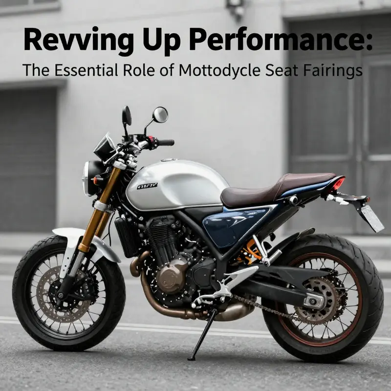 A motorcycle demonstrating how seat fairings improve aerodynamic efficiency at high speeds.