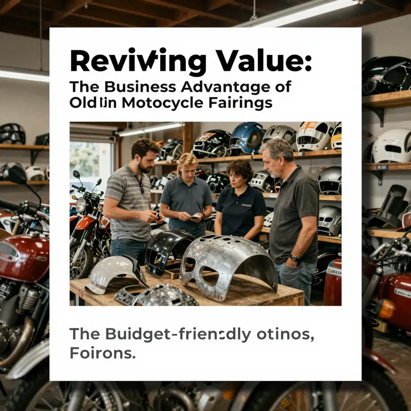 A diverse selection of old motorcycle fairings demonstrating compatibility with different models.