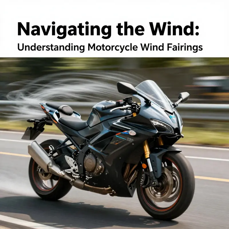 An overview of various motorcycle wind fairings highlighting their diverse shapes and sizes.