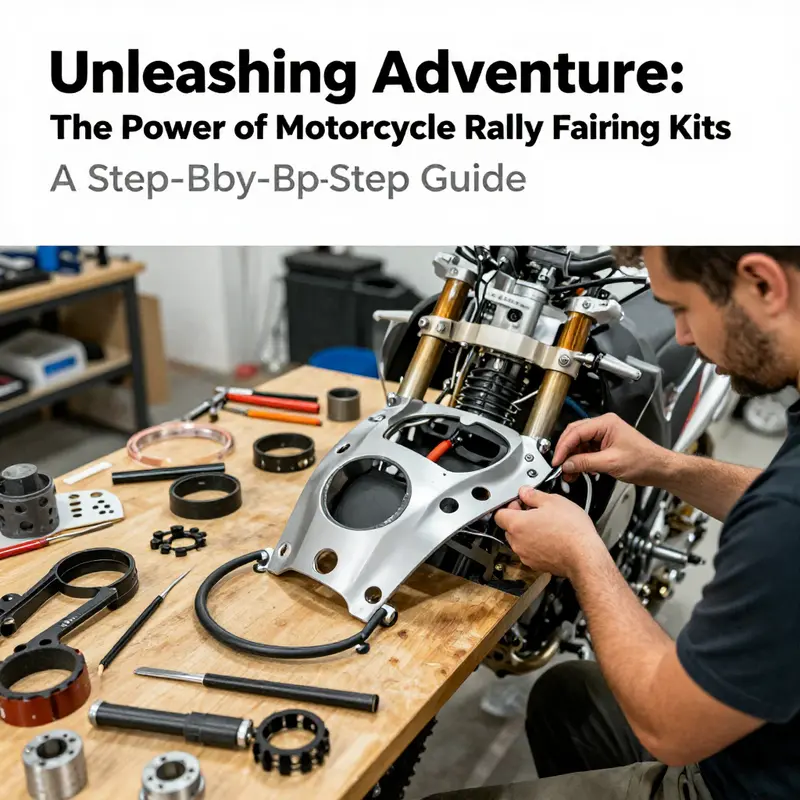 A motorcycle rally fairing kit enhances design and functionality, essential for adventure riding.