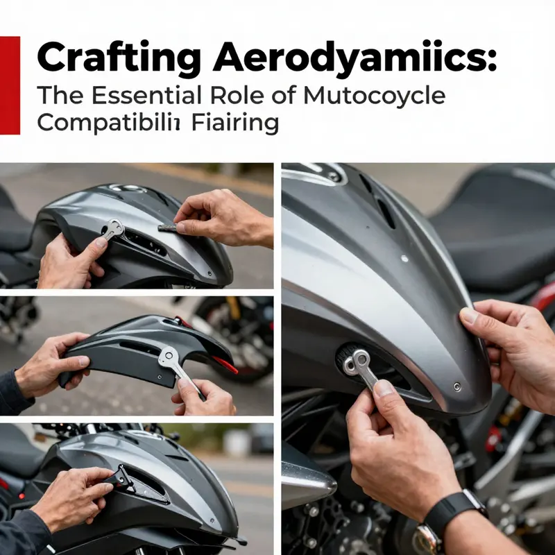 Illustration of motorcycle quarter fairings on various models, highlighting their design and aesthetic.