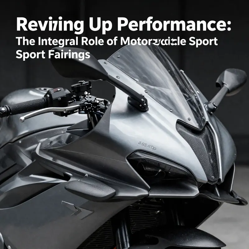 Sport fairings in action, showcasing their aerodynamic design for enhanced high-speed performance.