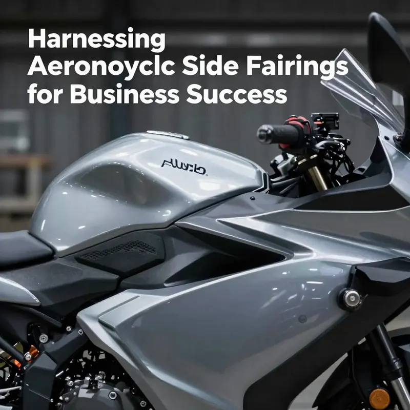 A motorcycle’s aerodynamic side fairing enhancing airflow dynamics.
