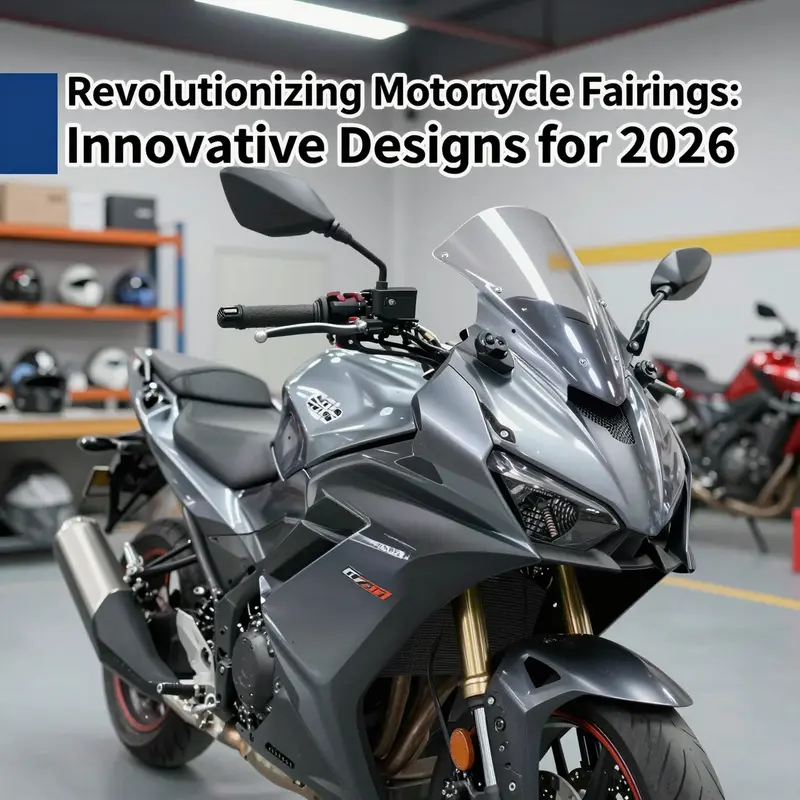 A cutting-edge motorcycle featuring a mecha-inspired design, highlighting the trend toward bold and dynamic fairings.