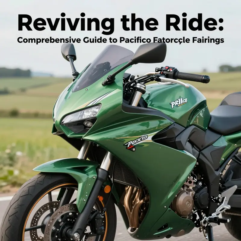 The classic design of the Pacifico Pathfinder Green fairing elegantly complements vintage Honda motorcycles.