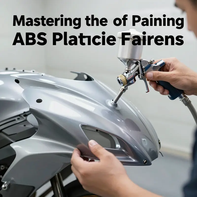 Careful surface preparation improves paint adhesion on ABS plastic.