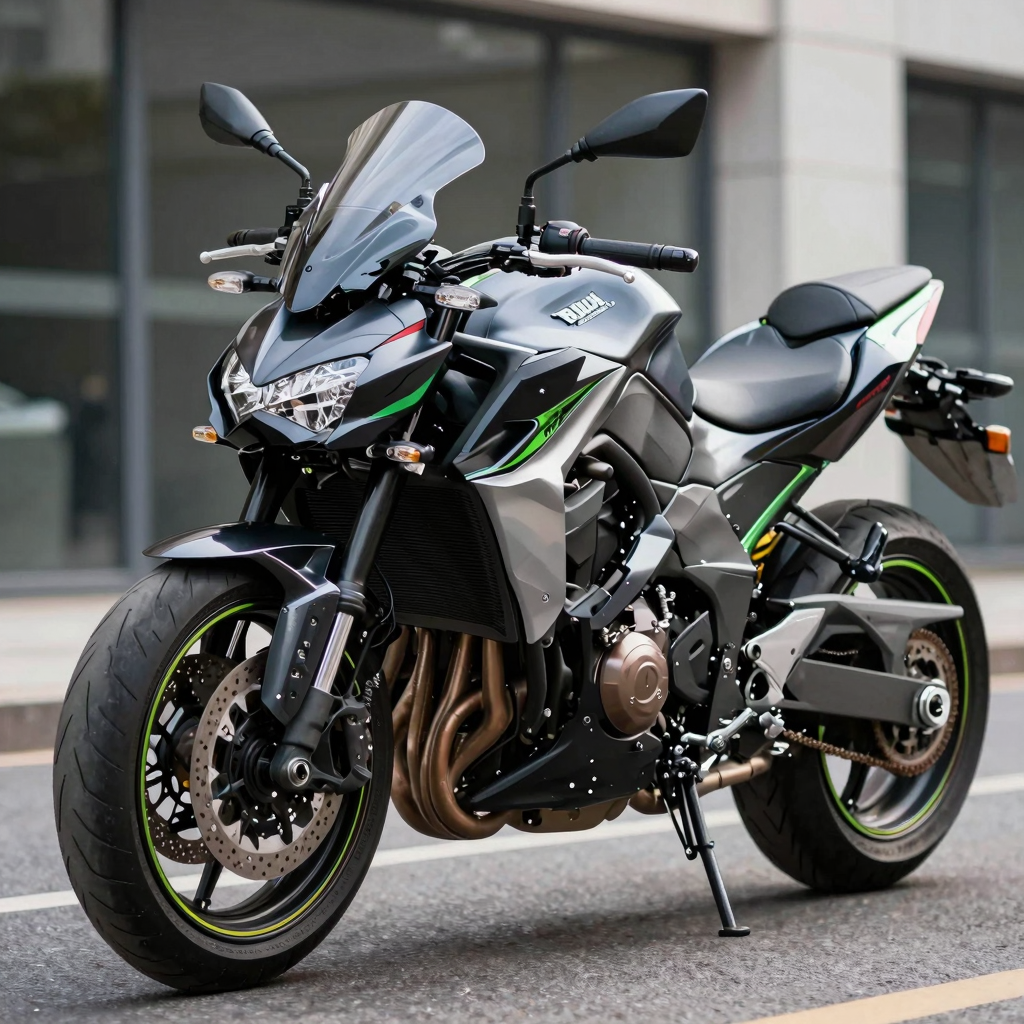 2012 Kawasaki Z1000 with Fairings